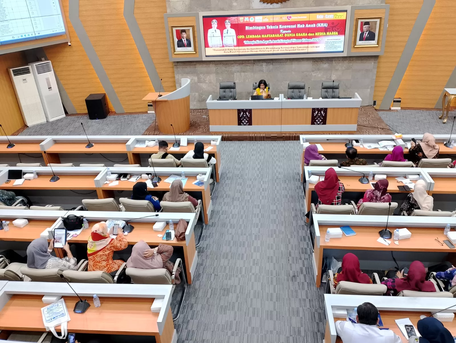 Suasana Bimbingan Teknis Konvensi Hak Anak (KHA) (Foto: Ney/Klausa)
