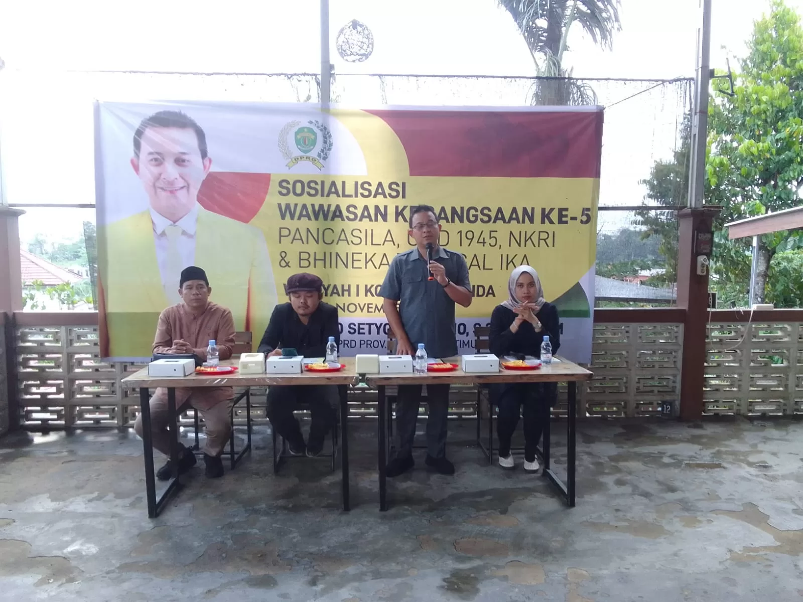 Sapto Setyo Pramono, Anggota Komisi II DPRD Provinsi Kalimantan Timur (Kaltim) menggelar Sosialisasi Wawasan Kebangsaan (Foto: Istimewa)