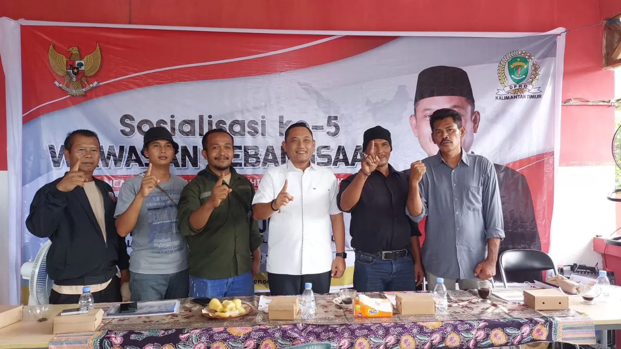 Sosialisasi wawasan kebangsaan yang digelar oleh Wakil Ketua DPRD Kaltim, Seno Aji (Foto: Apr/Klausa)