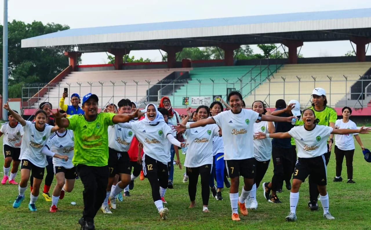Tim Sepak Bola Putri Kaltim lolos menuju PON XXI (Foto: Istimewa)