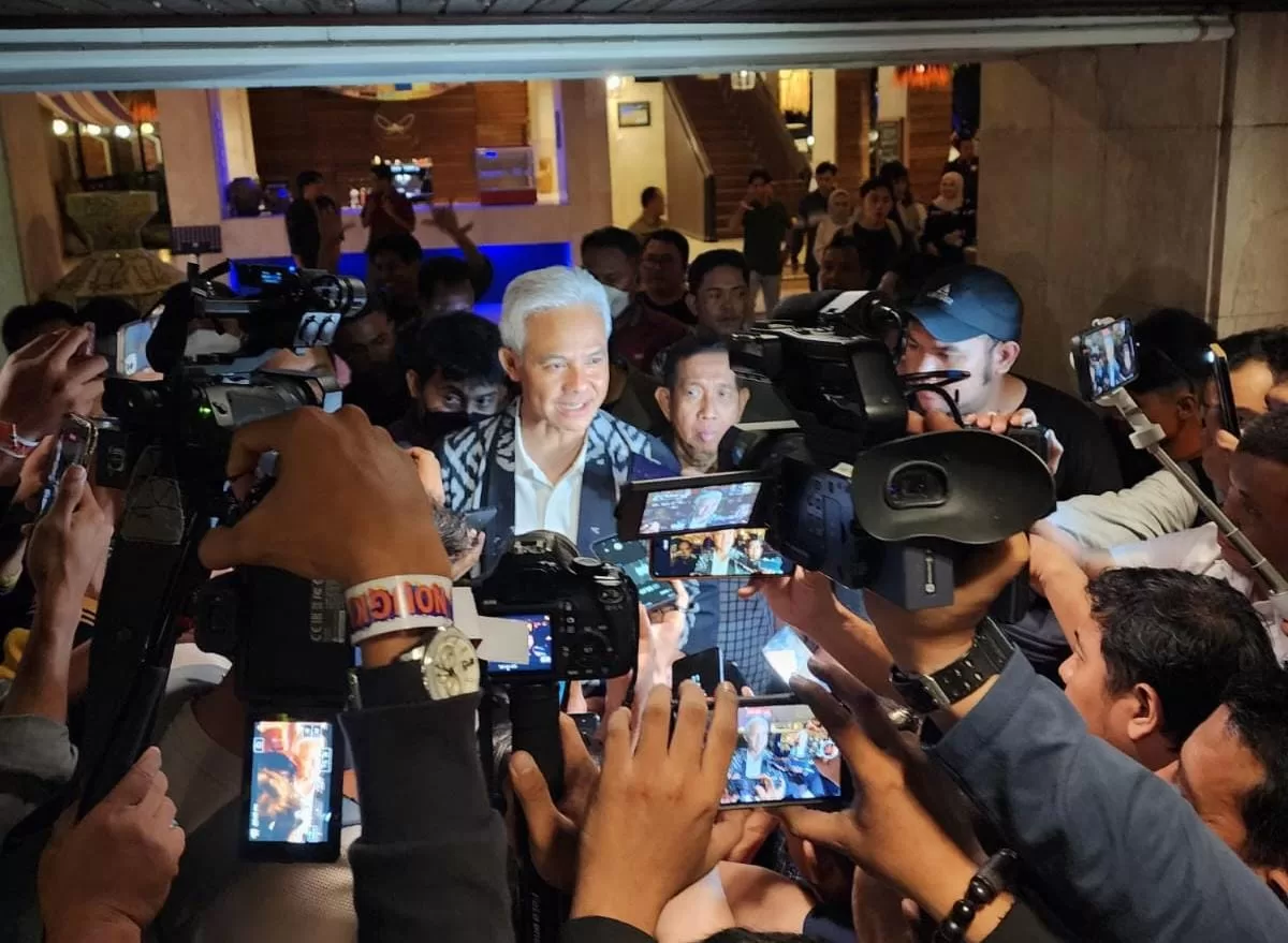 Kunjungan Ganjar Pranowo di resto desa Hotel Mesra, Samarinda (Foto: Istimewa)