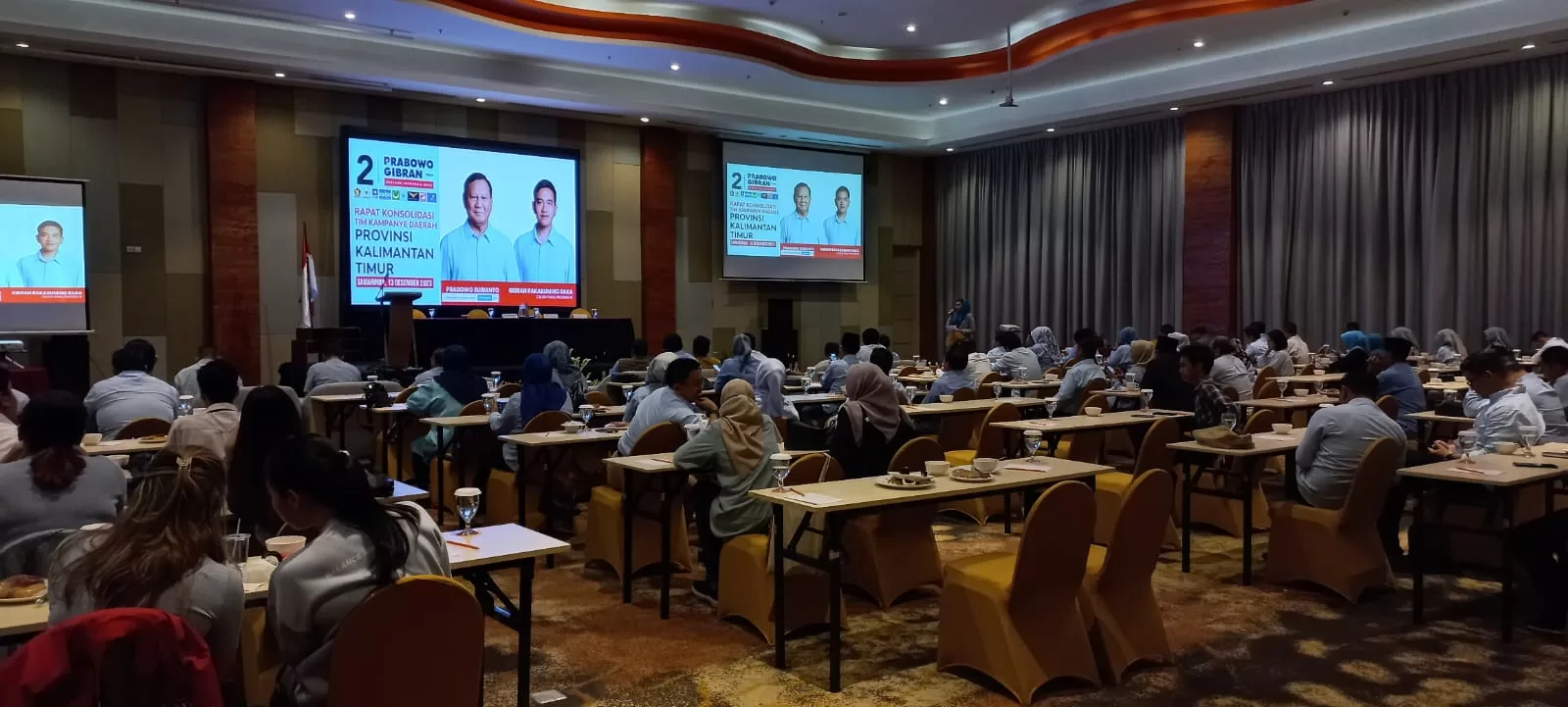 Suasana rapat konsolidasi TKD Indonesia Maju Kaltim (Foto: Istimewa)