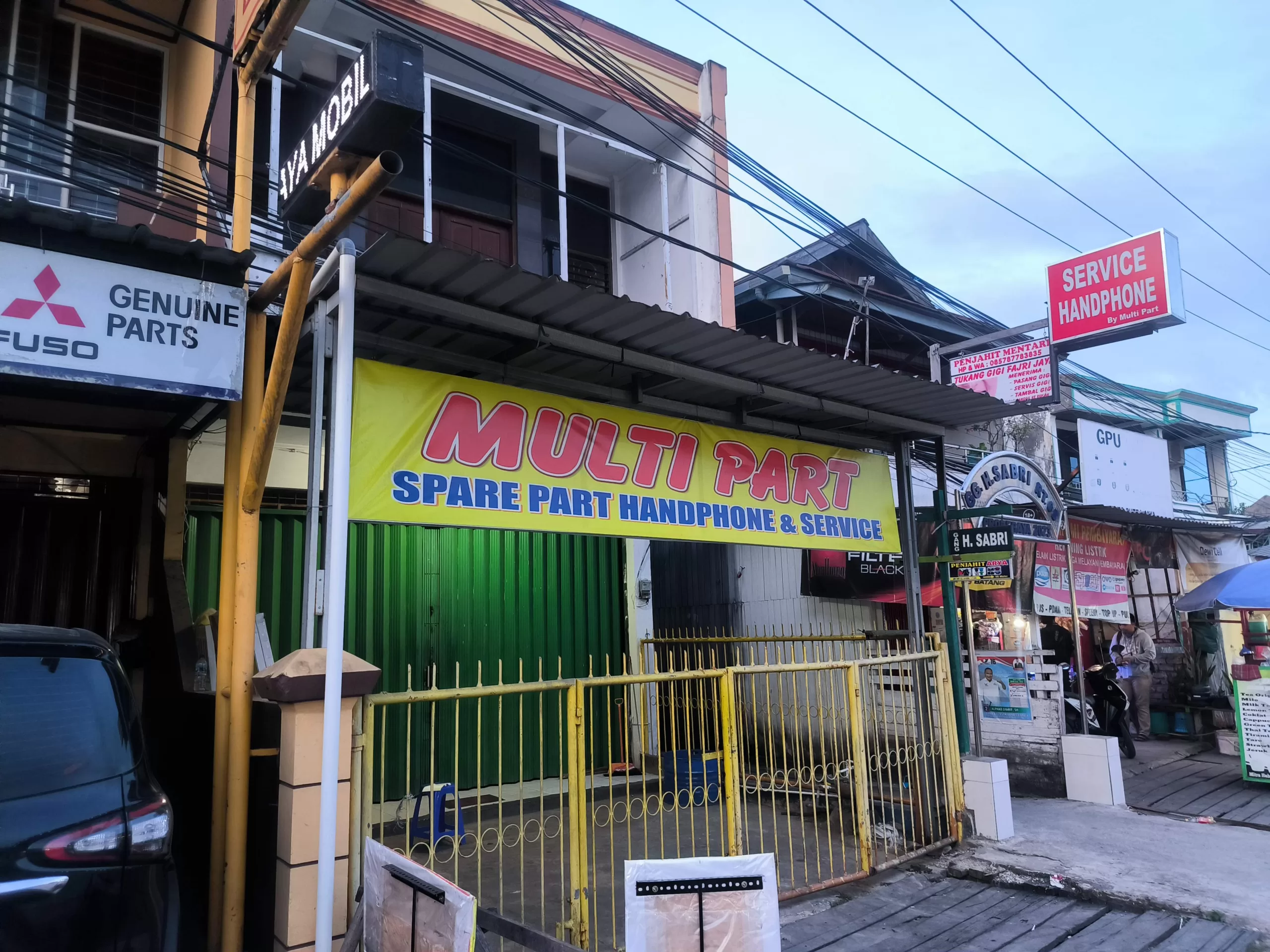 Lokasi penangkapan seorang pria yang diduga sebagai teroris (Foto: Klausa)