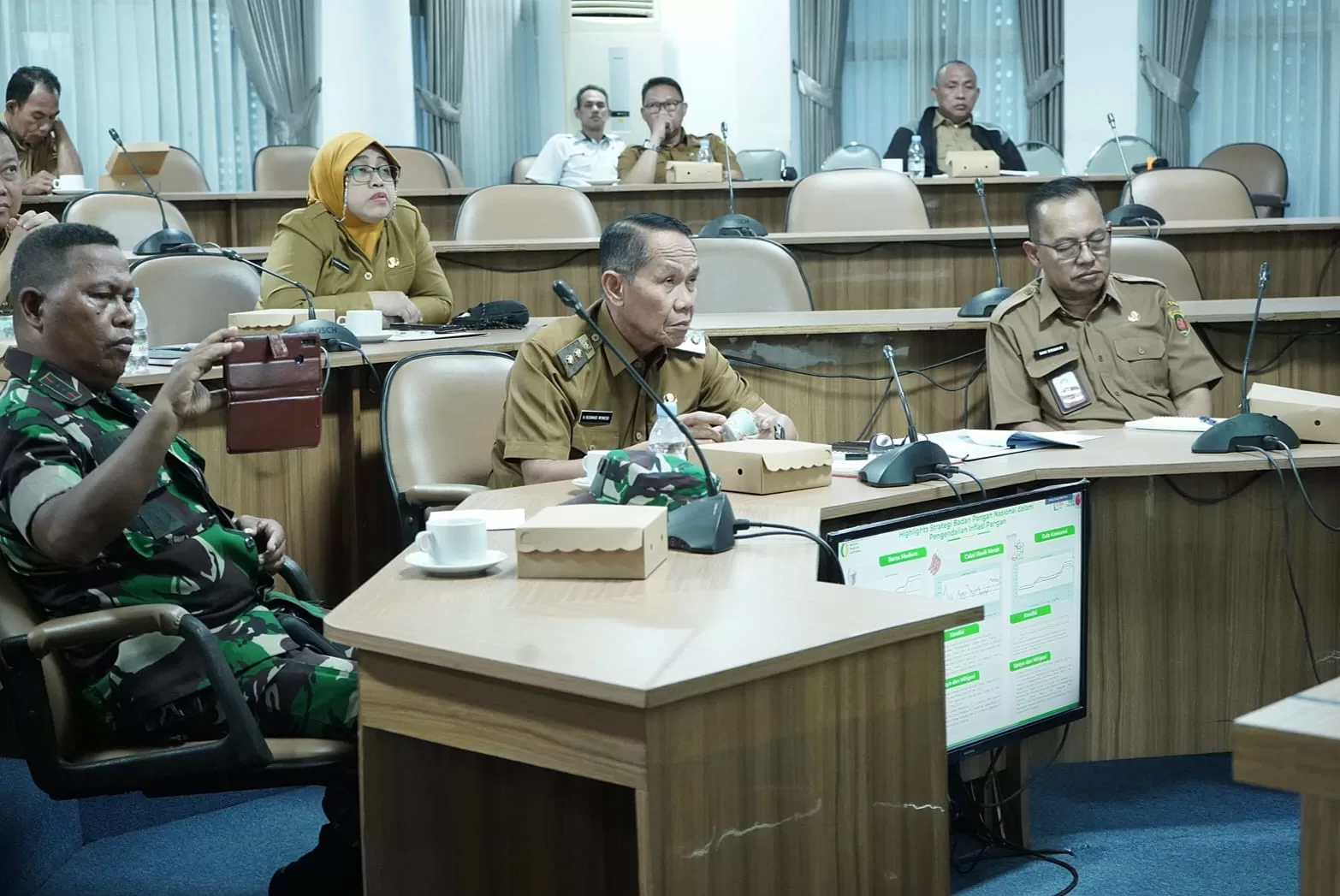 Rapat koordinasi pengendalian inflasi (Foto: Ha/Klausa)