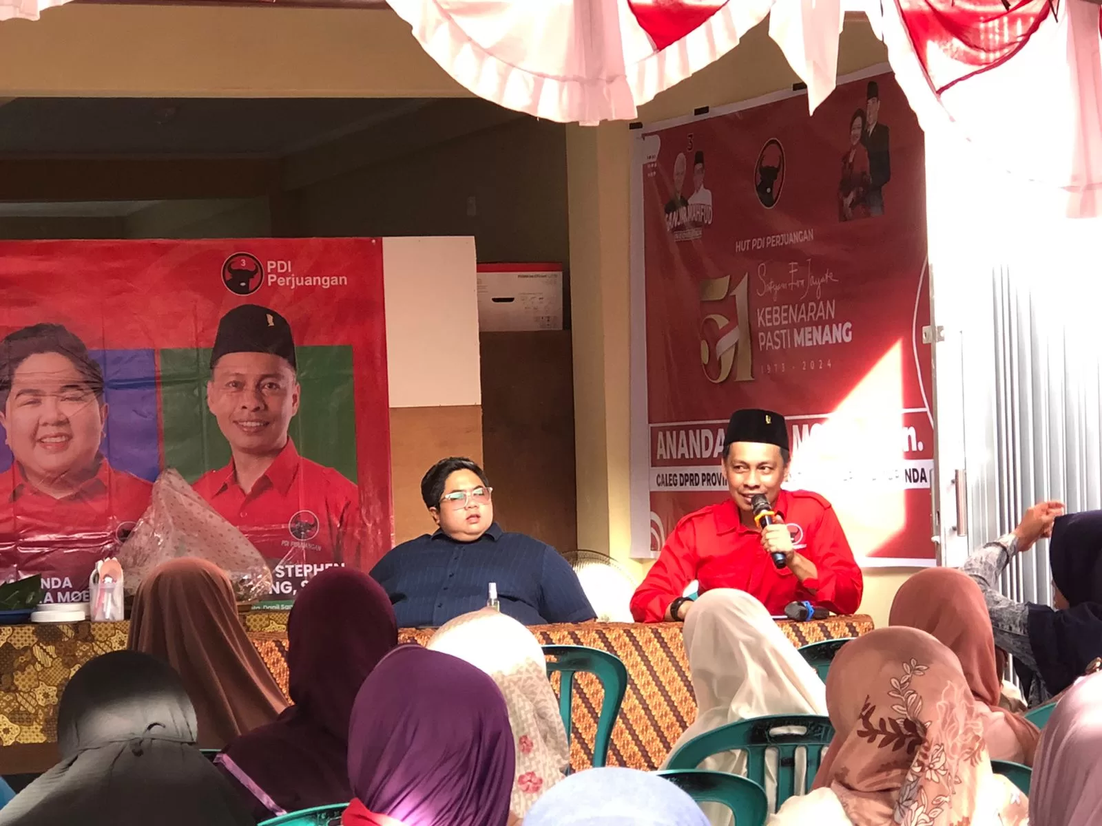 Perayaan HUT PDI Perjuangan ke-51 (Foto: Yah/Klausa)