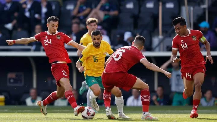 Indonesia vs Australia (Foto: Istimewa)