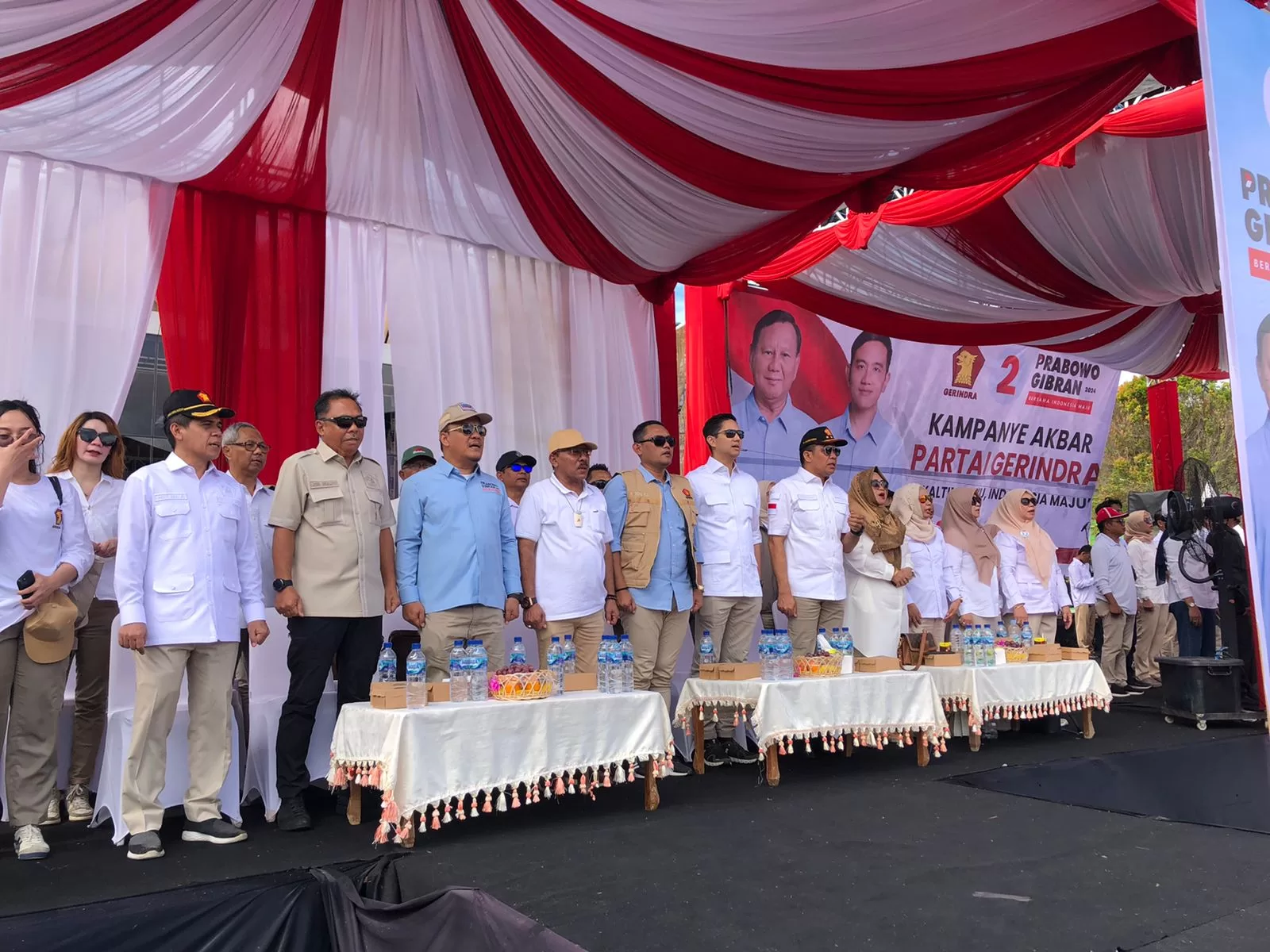 Suasana kampanye akbar partai Gerindra (Foto: Yah/Klausa)