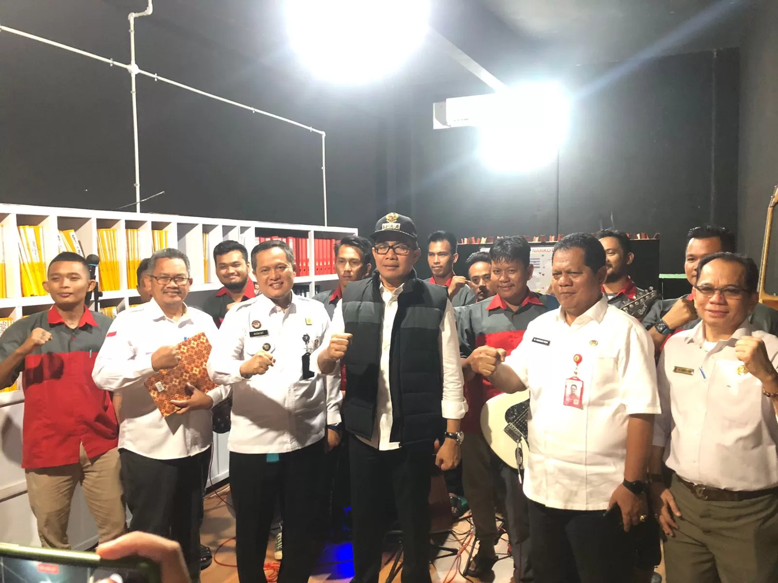 Wali Kota Samarinda, Andi Harun mengunjungi Lapas Narkotika Klas IIA Samarinda (Foto: Yah/Klausa)