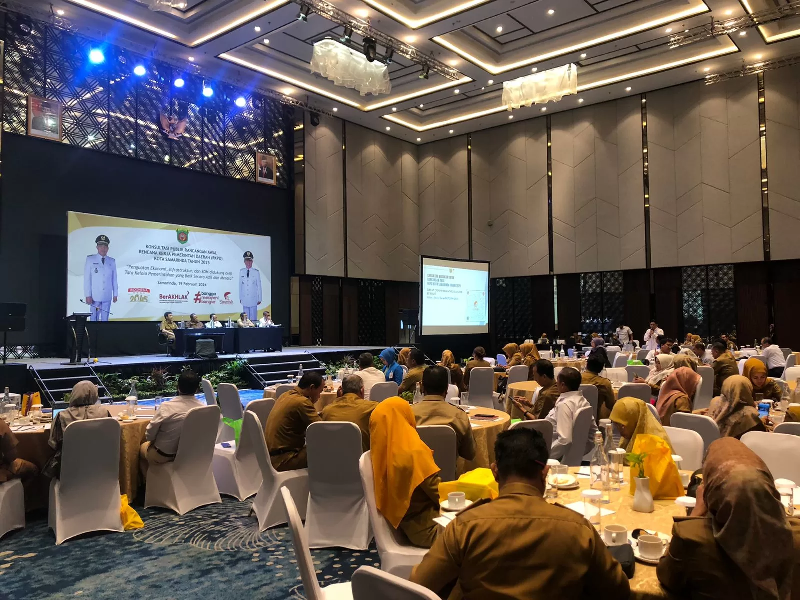 Suasana Konsultasi Publik Rencana Kerja Pembangunan Daerah (RKPD) Kota Samarinda (Foto: Yah/Klausa)