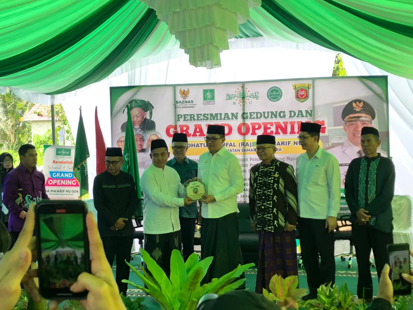 Peresmian Gedung RA Ma’arif NU 004 (Foto: Yah/Klausa)