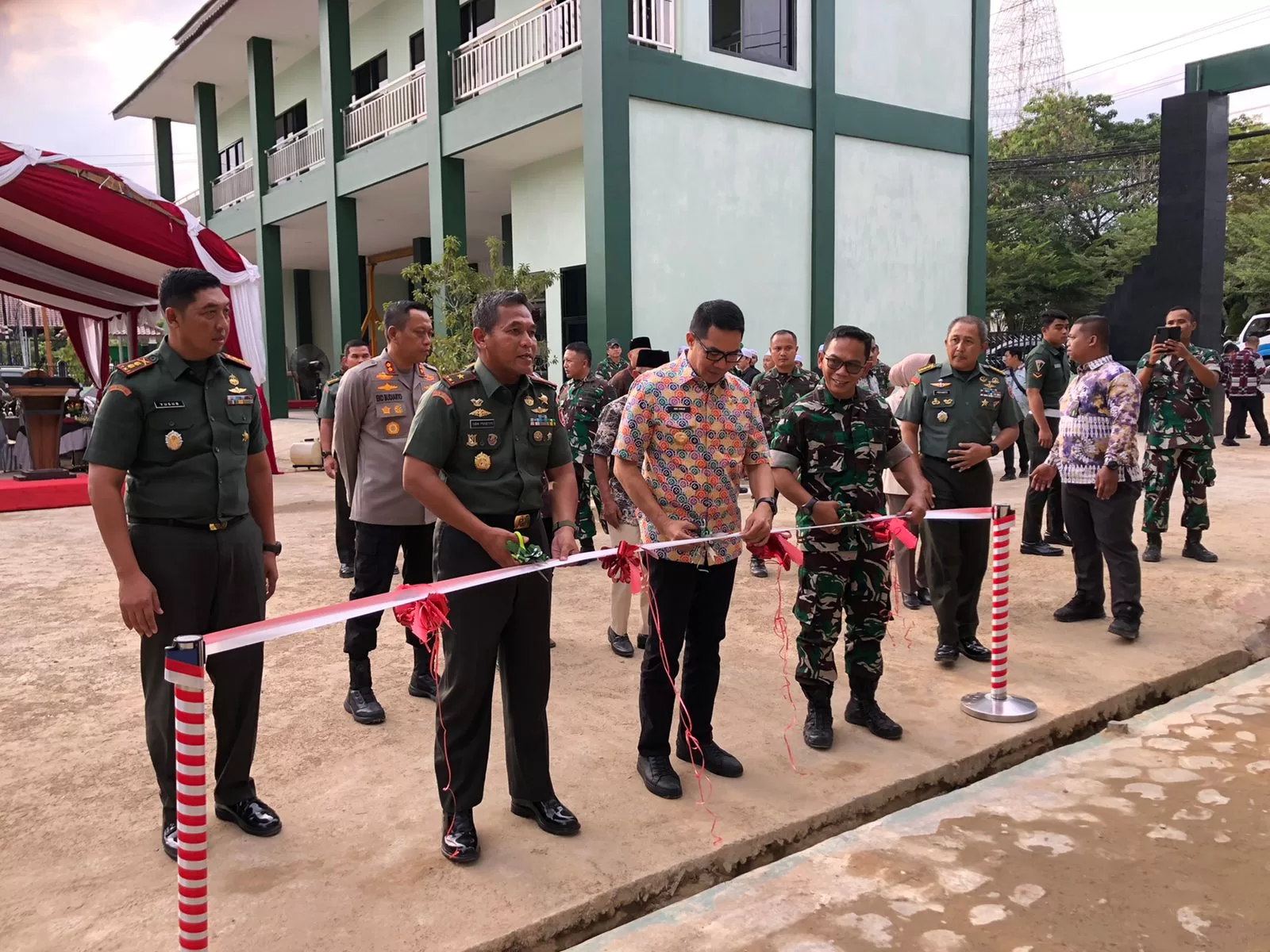 Peresmian Kantor Denpal Vl/1 Korem 091/ASN Samarinda (Foto: Yah/Klausa)