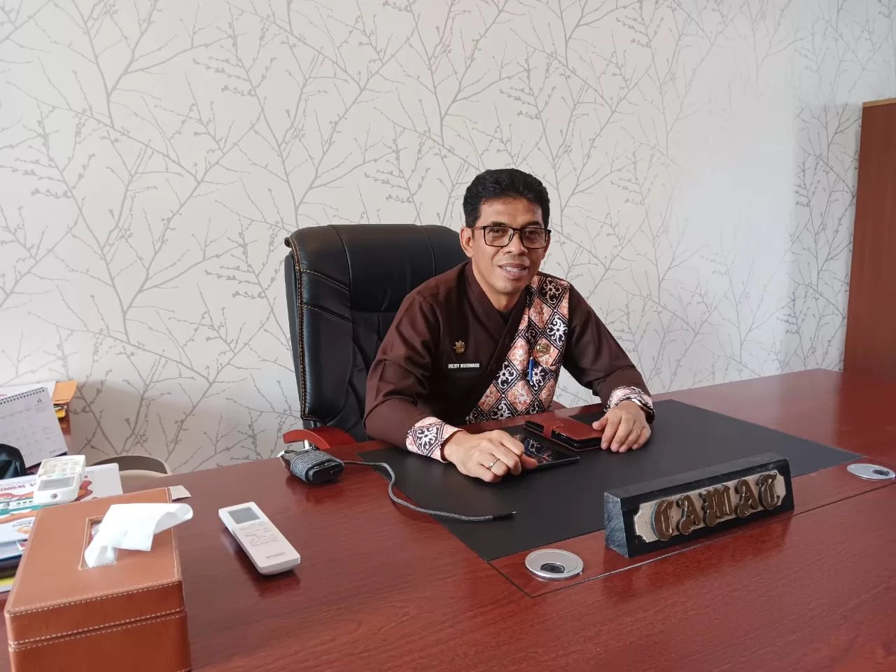 Camat Loa Janan, Heri Rusnadi (Foto: Klausa)