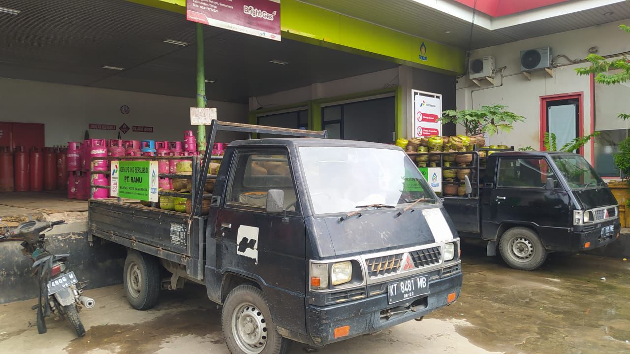 SPBU Pertamina Jalan. Sentosa, Sungai Pinang, Samarinda. (Foto: Yah/Klausa)