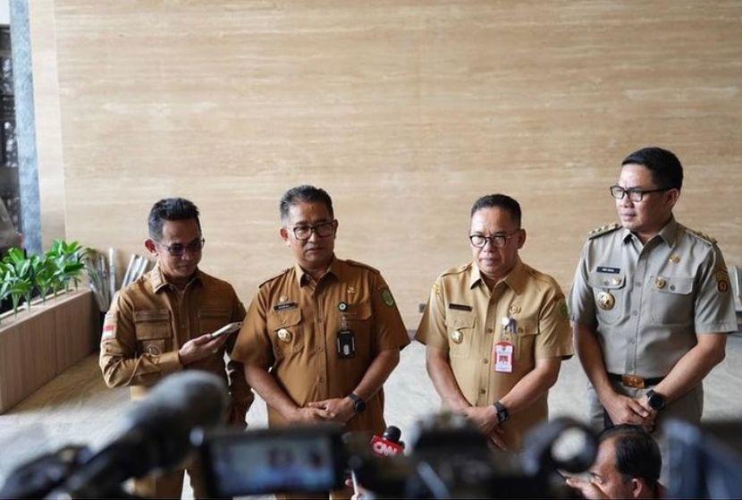 Pemerintah Daerah di Kalimantan Timur hadiri undangan Presiden Indonesia Joko Widodo di Istana Garuda pada Senin (29/7/2024).(Ist)