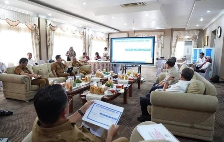 Pejabat Gubernur Kaltim, Akmal Malik menerima kedatangan Pengurus DBON dan KONI Kaltim, di Rumah Jabatan Gubernur Kaltim, Jalan Gajah Mada Samarinda, pada Senin (19/8/2024).(Ho/Pemprov Kaltim)