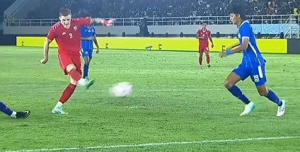 Leonardo Gaucho mencetak skor bagi Pesut Etam (Foto: Istimewa)