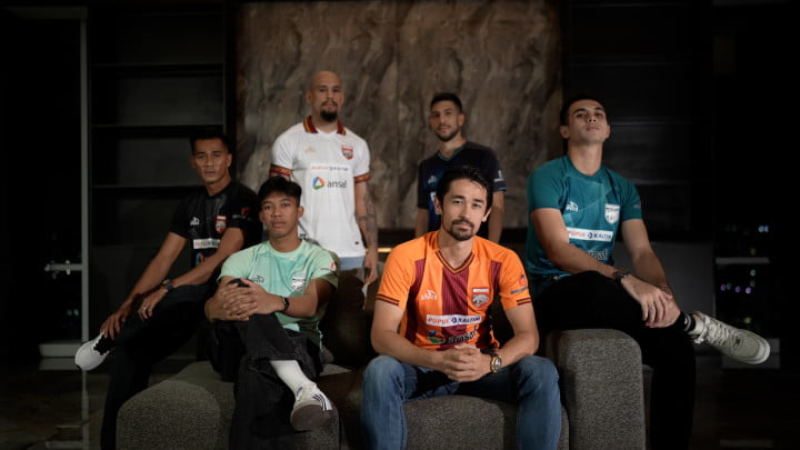 Borneo FC Samarinda merilis jersey terbaru mereka untuk mengarungi kompetisi BRI Liga 1 2024/2025.(Ho/Borneo FC Samarinda).