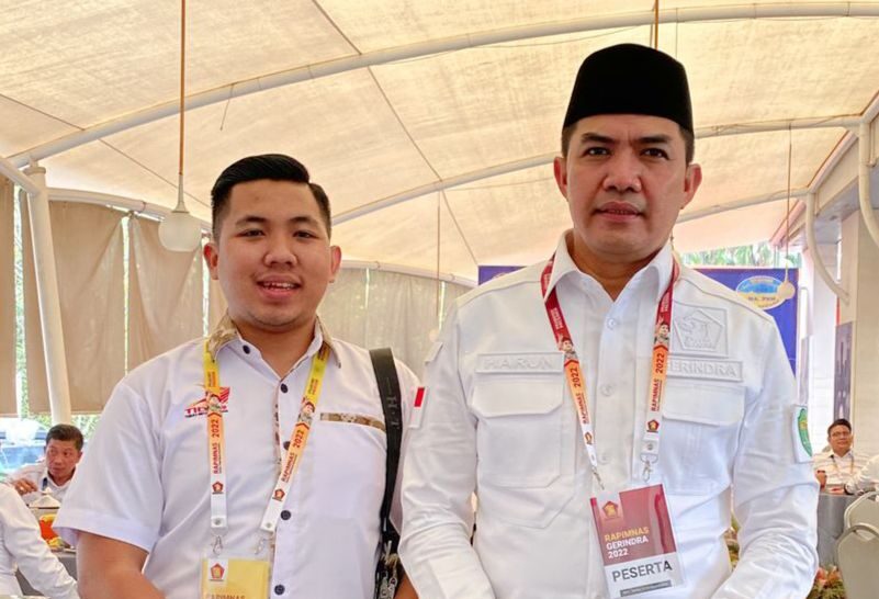 Ketua PC Tidar Kota Samarinda, Garin Yudha Primaditya bersama dengan Andi Harun. (Ist)