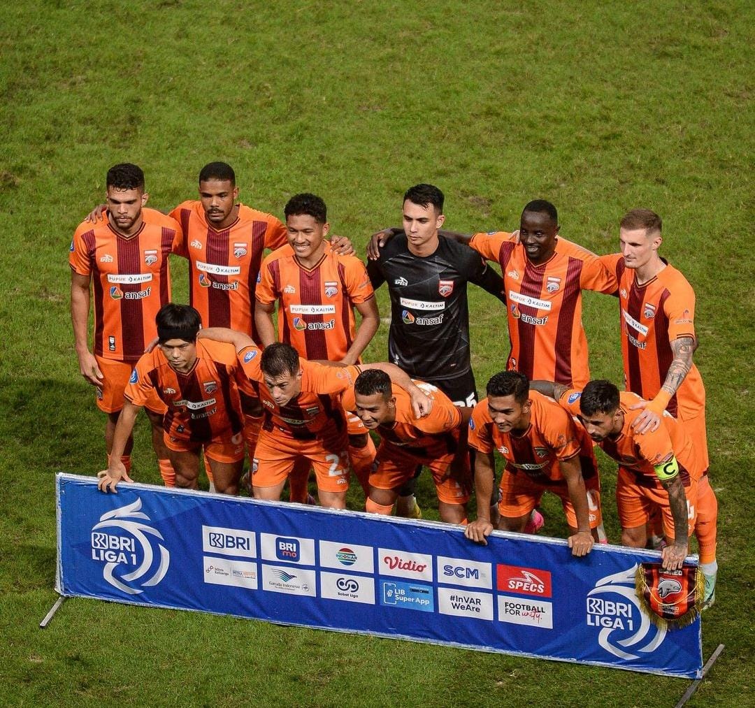Para pemain Borneo FC Samarinda.(Ist)