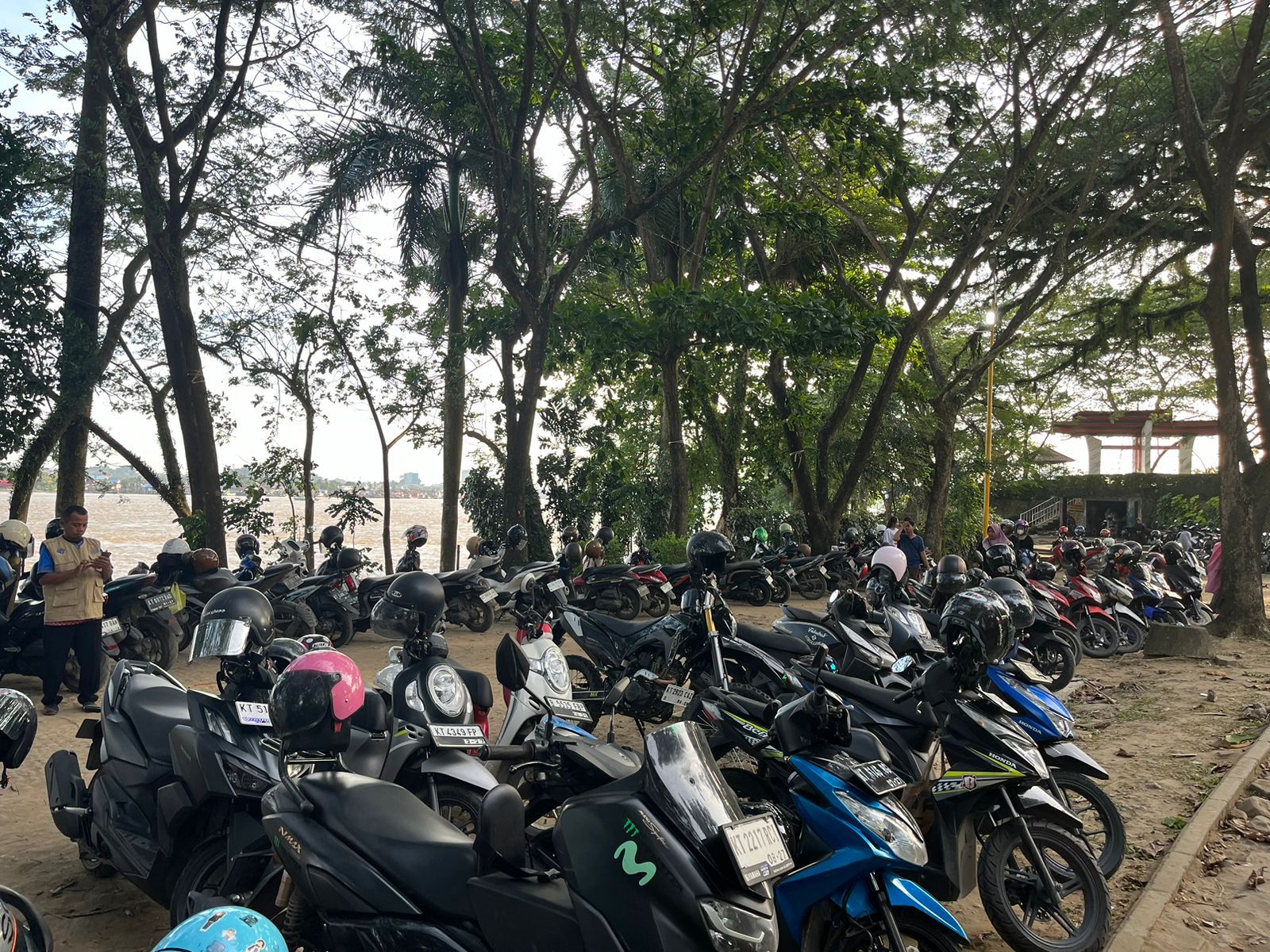 Parkiran Teras Samarinda (Foto: Yah/Klausa)