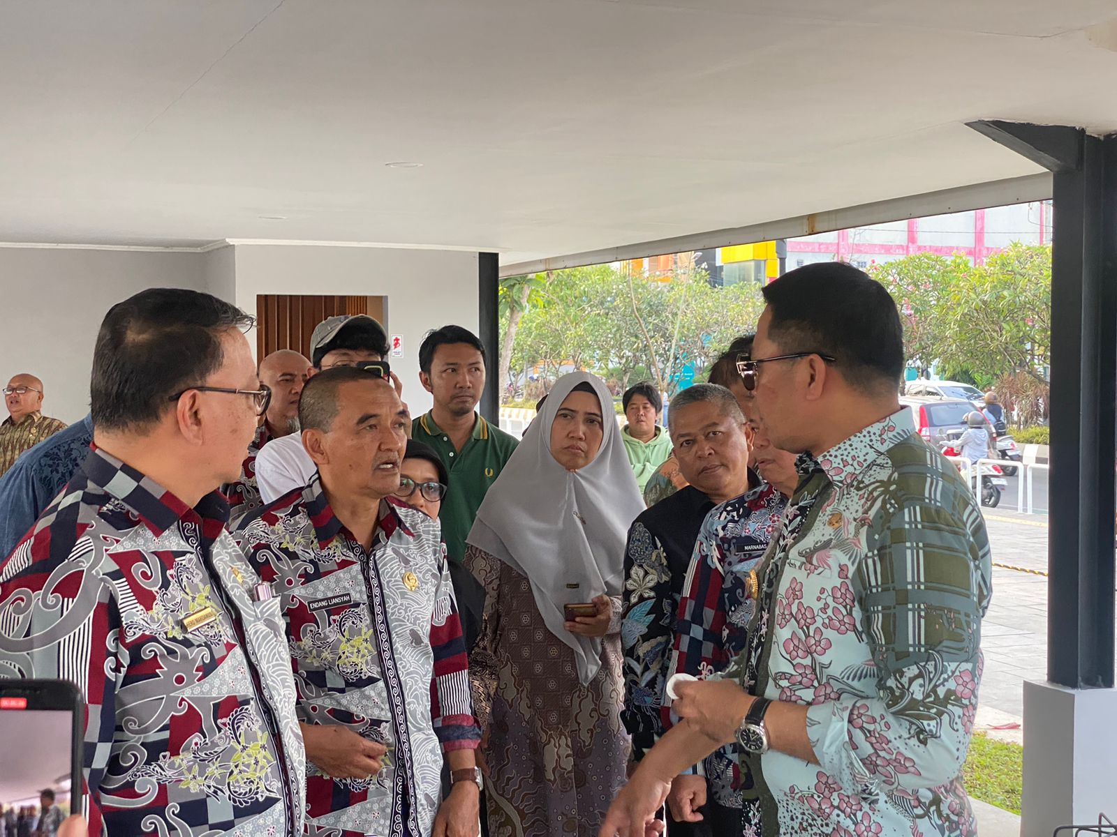 Tinjauan Pemkot Samarinda ke Teras Samarinda pada Kamis (12/9/2024) sore. (Foto: Yah/Klausa)