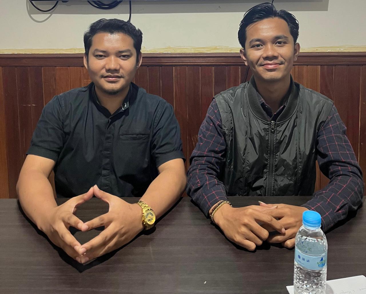 Perhimpunan Isran-Hadi Milenial Center (IMC), Afri Geofani (kiri), Ronni Hidayatullah (kanan) (Foto: Istimewa)