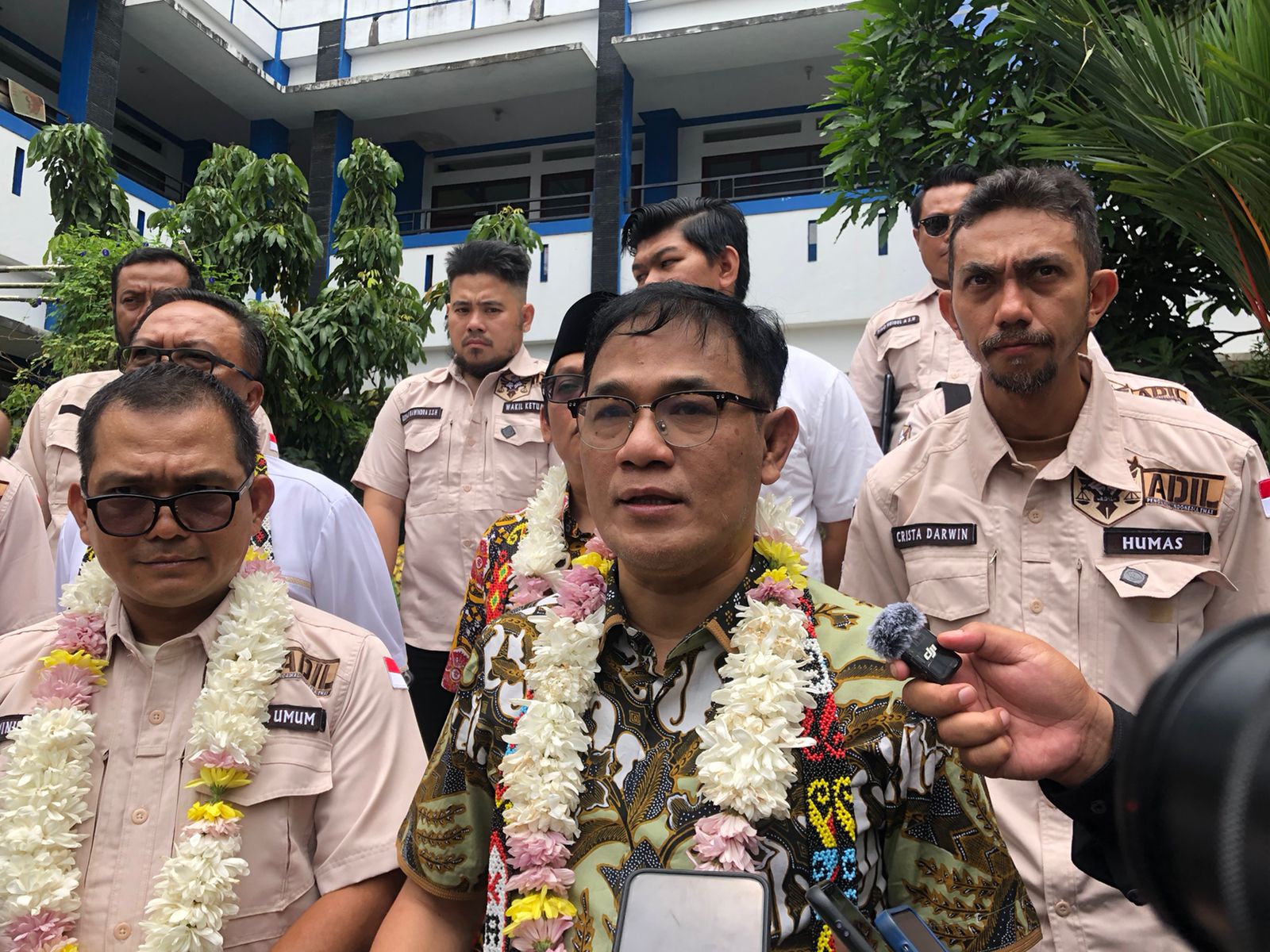 Anggota Dewan Pakar Tim Kampanye Nasional Prabowo Subianto-Gibran Rakabuming Raka, Budiman Sudjatmiko. (Foto: Yah/Klausa)