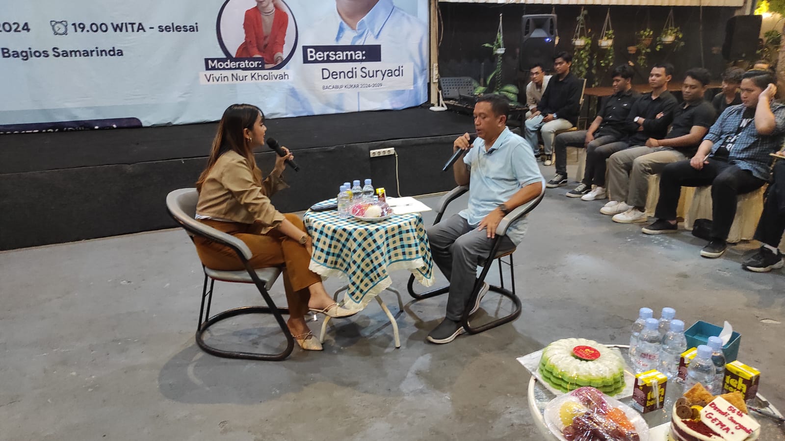 Dendi Suryadi, calon Bupati Kutai Kartanegara (Kukar), hadir dalam acara Talkshow Gerbang Muda Nusantara (Foto: Istimewa)