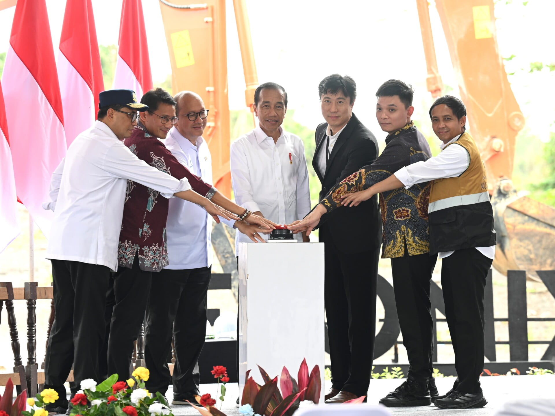 Peletakan batu pertama proyek Delonix Nusantara (Foto: Istimewa)