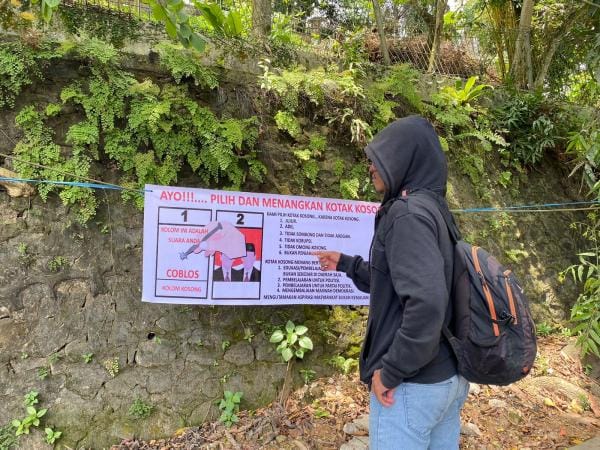 Spanduk kotak kosong pilkada Samarinda 2024 (Foto: Istimewa)