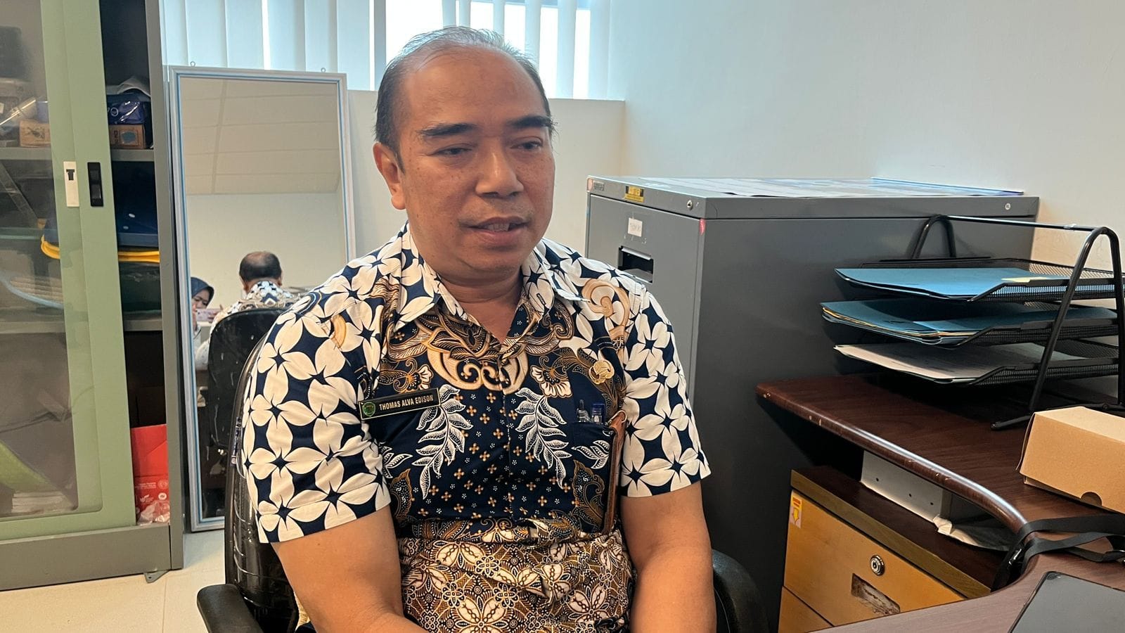 Kepala Seksi Olahraga Rekreasi Tradisional dan Layanan Khusus Dispora Kaltim, Thomas Alva Edison (Foto: Yah/Klausa)