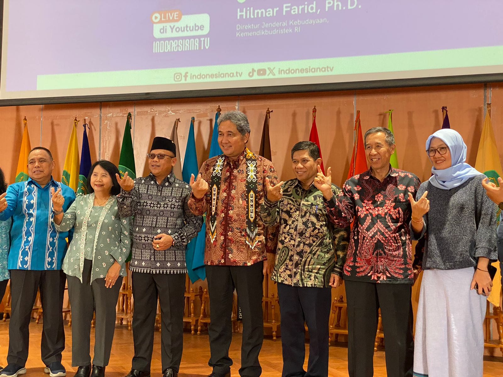Diskusi yang bertema Memajukan Ekosistem Kebudayaan di Kaltimantan, di Universitas Mulawarman pada Selasa (8/10/2024). (Foto: Yah/Klausa)