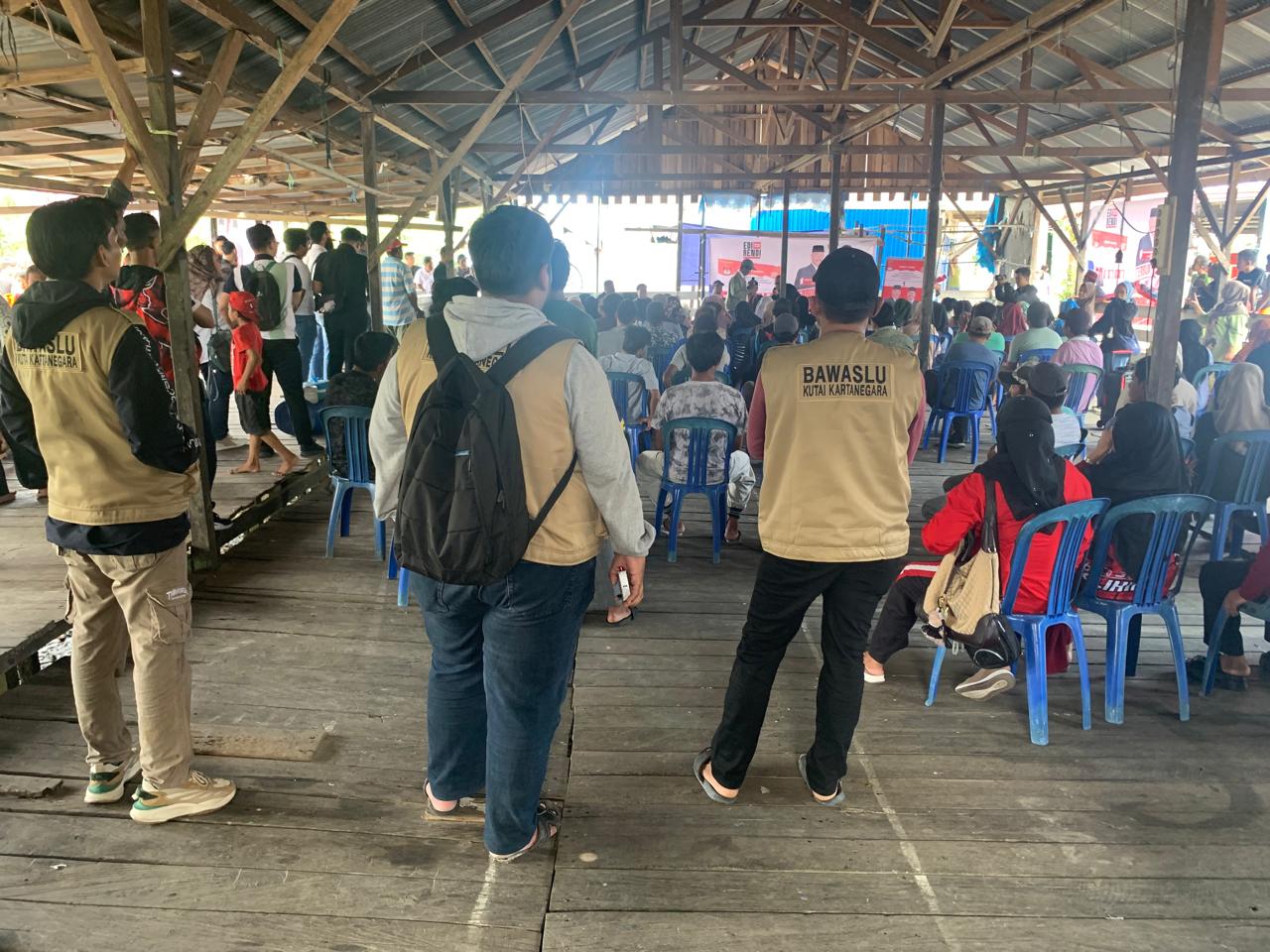 Badan Pengawas Pemilu Kalimantan Timur (Bawaslu Kaltim) melakukan pengawasan kampanye.(Ist)