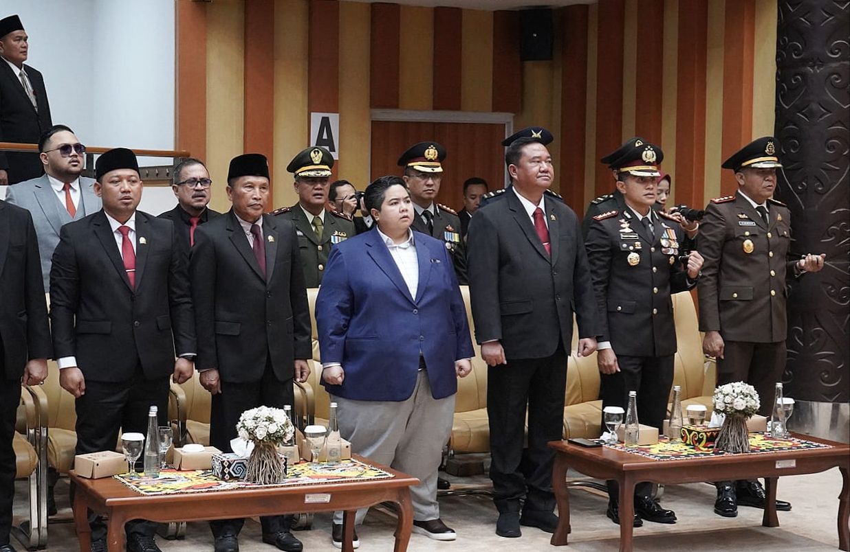 Pengambilan sumpah/janji DPRD Samarinda, yang digelar dalam Rapat Paripurna, Rabu (30/10/2024).
