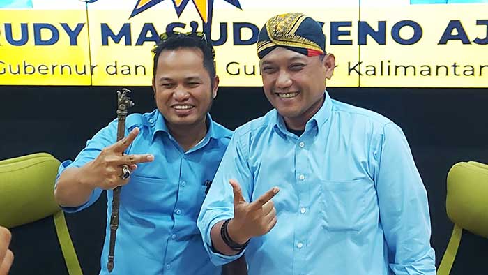 Pasangan calon Gubernur dan Wakil Gubernur Kaltim, Rudy Mas'ud dan Seno Aji (Foto: Istimewa)
