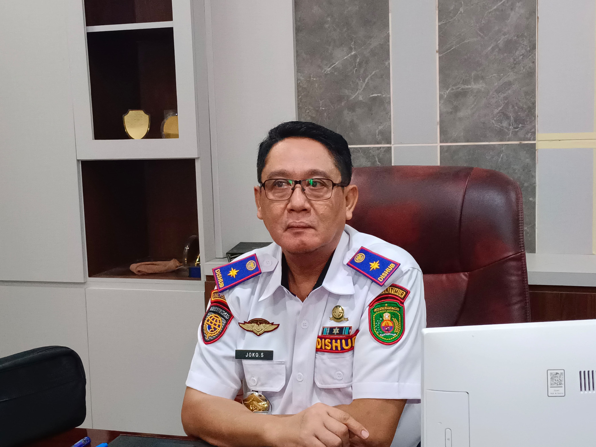 Kepala Dinas Perhubungan (Dishub) Kutim, Joko Suripto. (Foto: Istimewa)