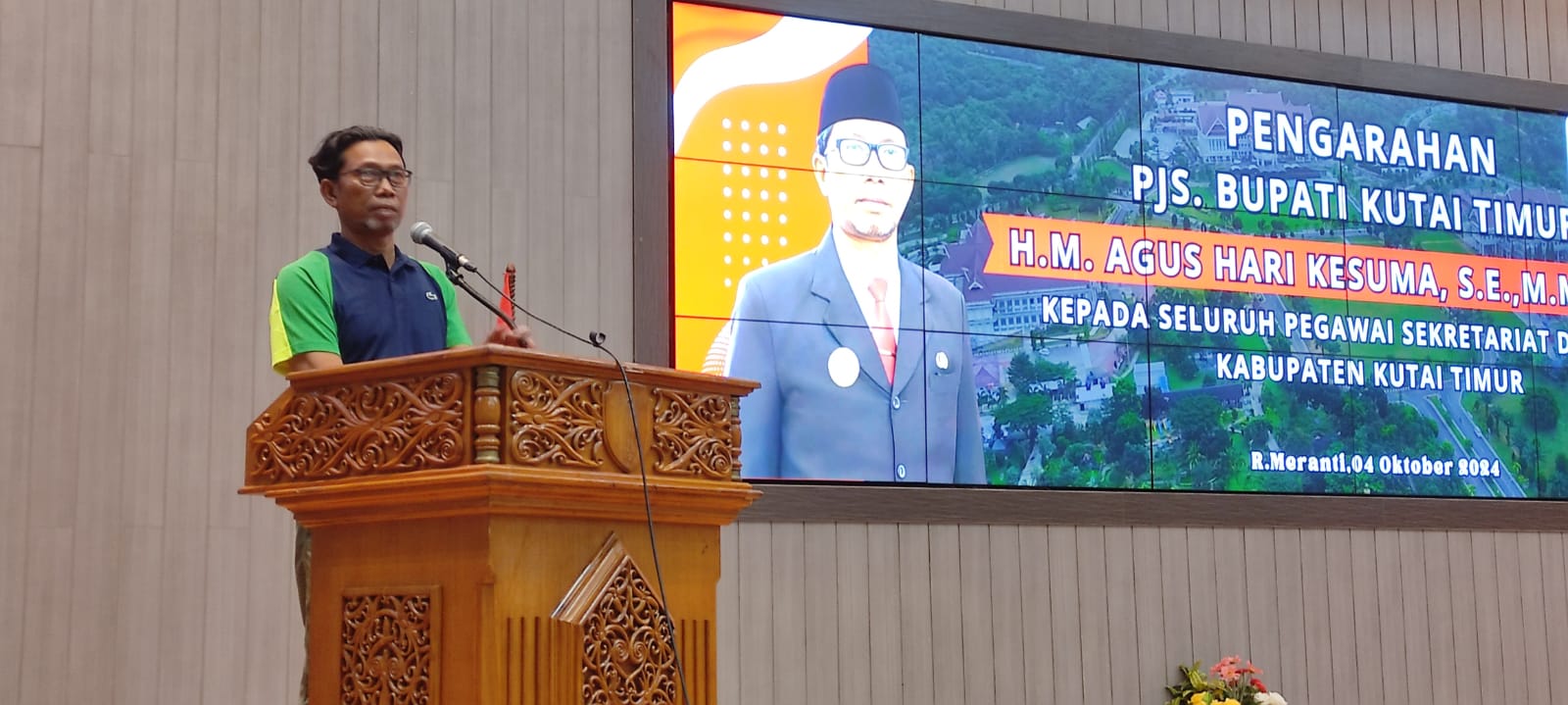Pjs Bupati Kutim, M Agus Hari Kesuma (Foto: Istiemewa)