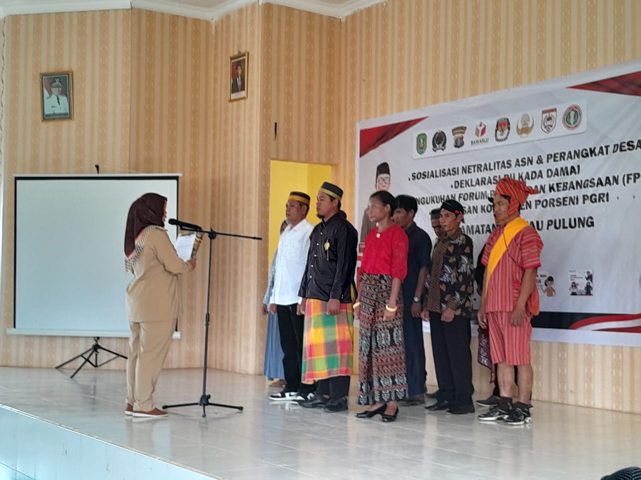 Pilkada Damai di Kecamatan Rantau Pulungm, Kutim (Foto: Istimewa)