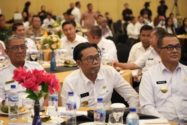 Pjs Bupati Kutim, M Agus Hari Kesuma meghadiri Rapat Koordinasi Forkopimda (Foto: Istimewa)