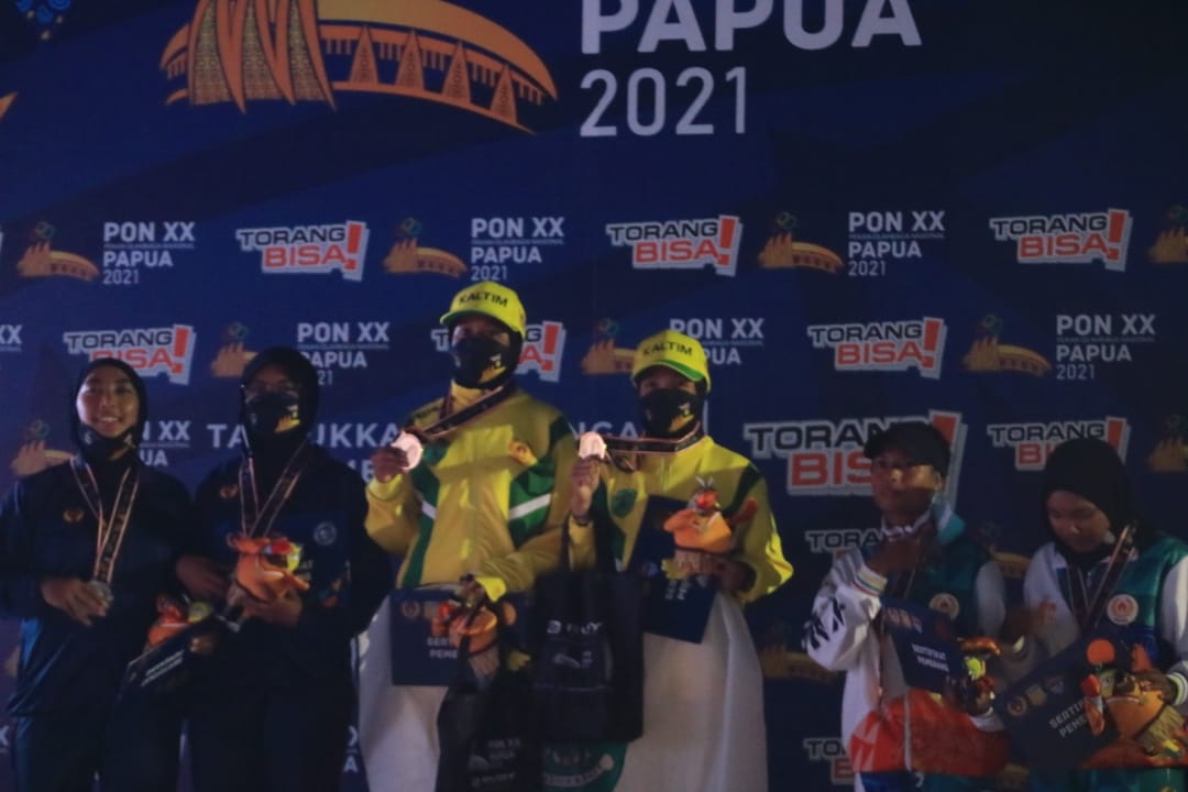 Atlet peraih medali di PON XX Papua. (Foto: Isitmewa)