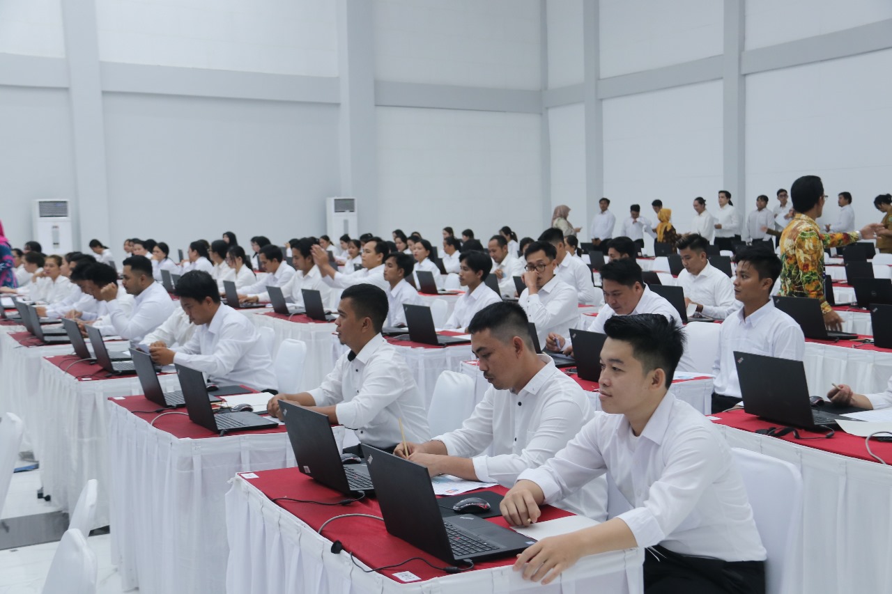 Seleksi Kompetensi Dasar (SKD) CPNS Mahulu. (Foto: Istimewa)