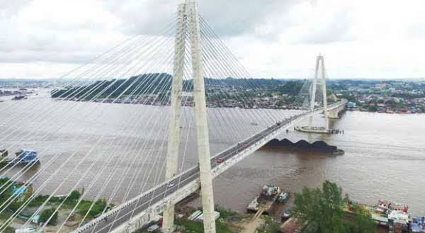Jembatan Achmad Amins Samarinda. (Ist)