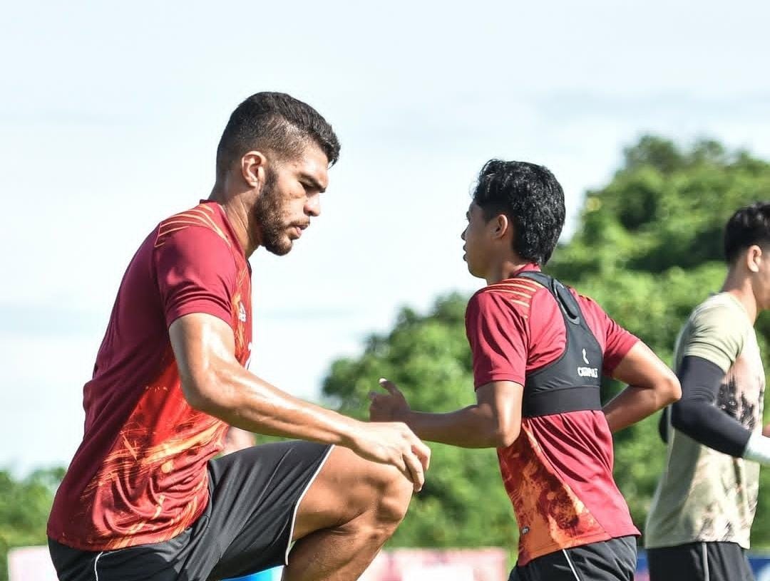 Persiapan Borneo FC Samarinda menjelang pertandingan melawan Persebaya Surabaya.(IST)