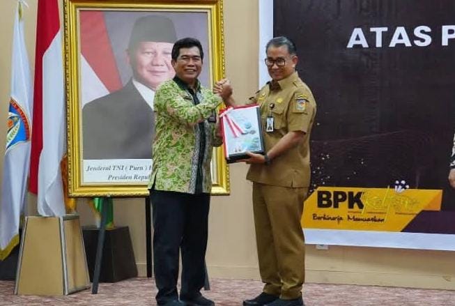 Penyerahan LHP dilaksanakan di Auditorium Nusantara Kantor BPK Perwakilan Kaltim di Jalan M Yamin, Samarinda, pada Selasa, (24/12/2024).(IST)