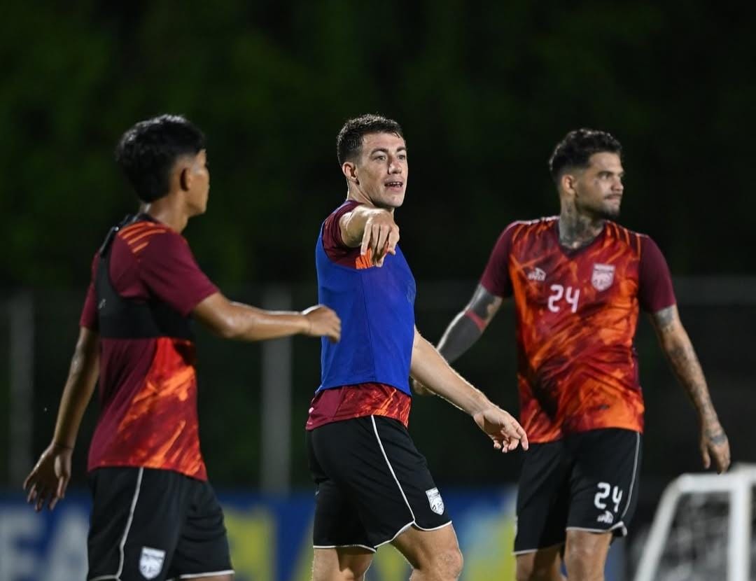 Persiapan para pemain Borneo FC Samarinda.(Ist)