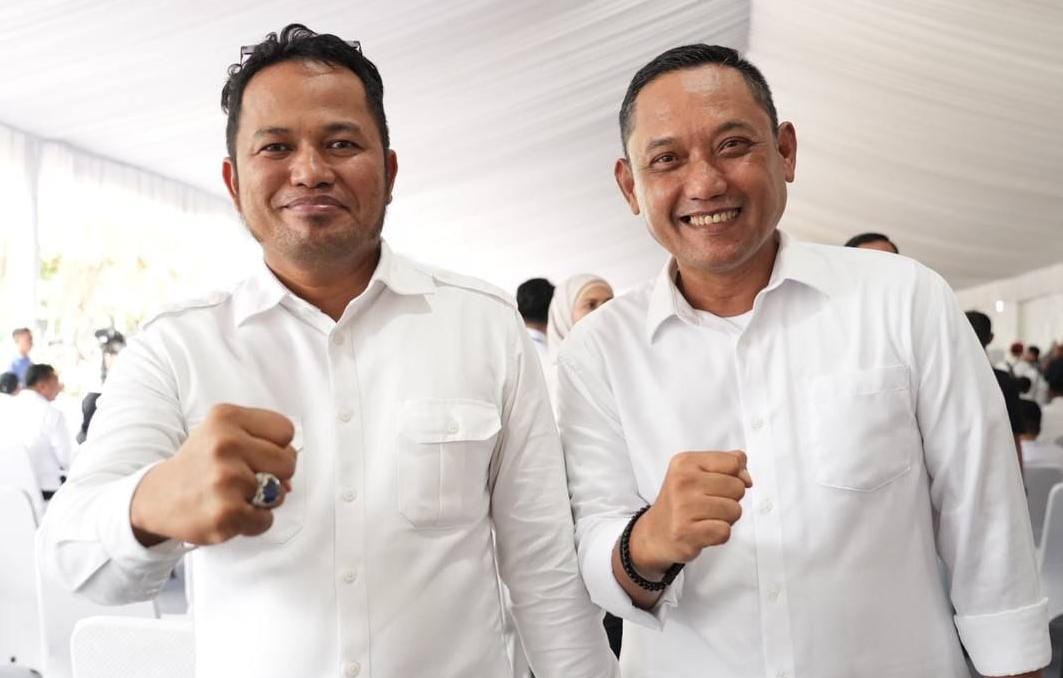 Rudy Mas'ud - Seno Aji saat melakukan gladi bersih di Istana Kepresidenan Jakarta pada Rabu (19/2/2025).(ist)