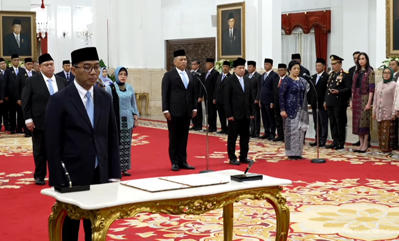 Prof Bian Yuliarto resmi dilantik sebagai Menteri Pendidikan Tinggi, Sains, dan Teknologi (Mendiktisaintek). (Foto: Istimewa)