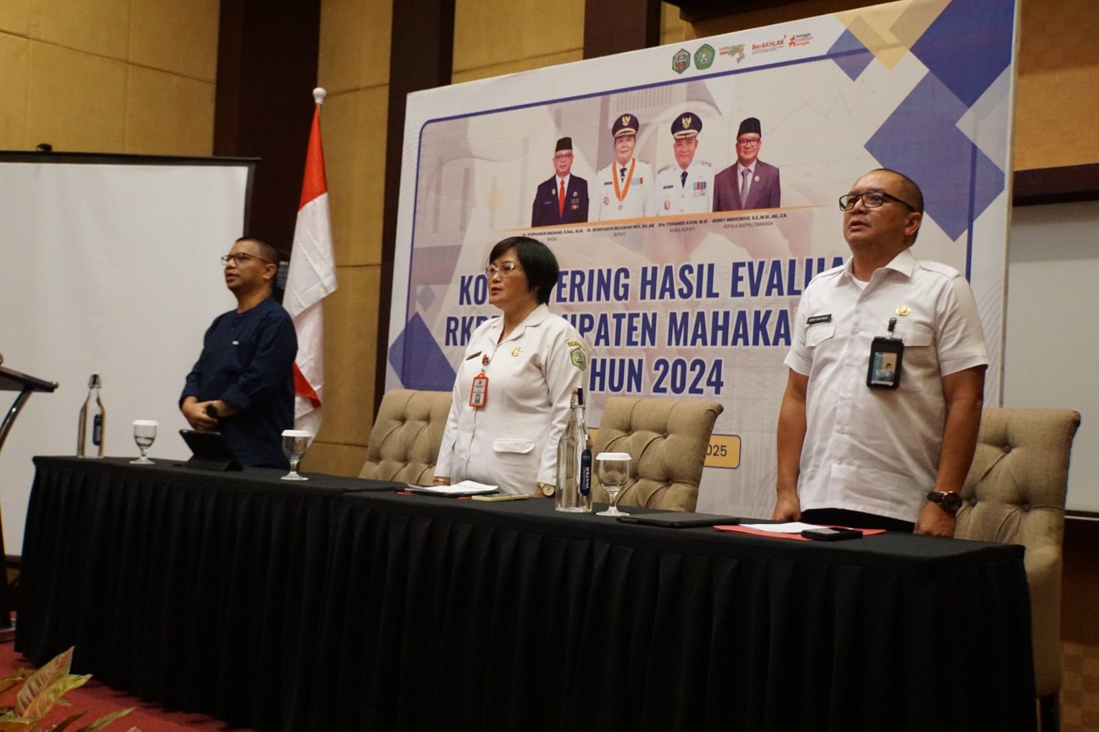 Konsinyering Hasil Evaluasi RKPD 2024 yang berlangsung di Ballroom Queen Marry 2, Hotel Aston Samarinda, Rabu (12/2/2025). (Foto: Istimewa)