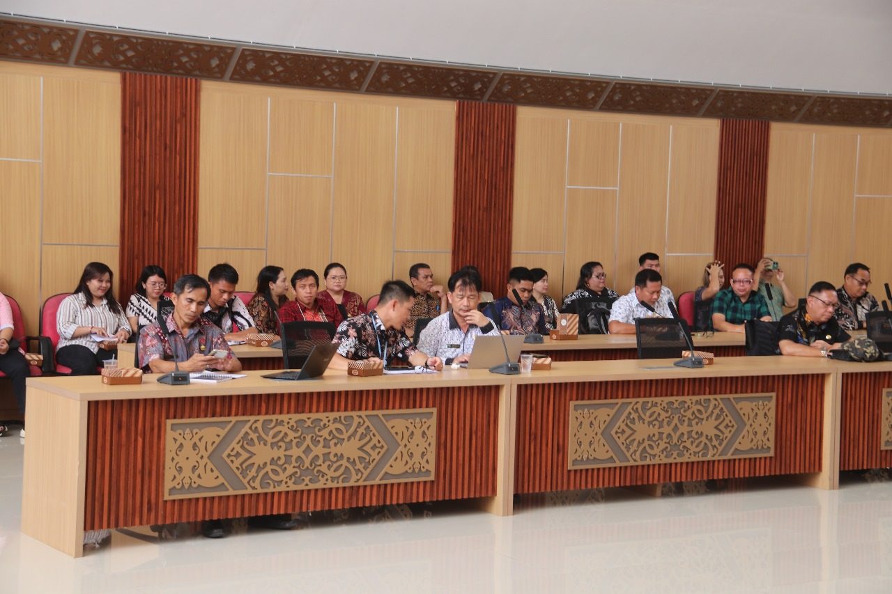 Rapat Koordinasi (Rakor) bertajuk “Peningkatan Level Manajemen Risiko Indeks (MRI) dan Indeks Efektivitas Pengendalian Korupsi (IEPK) serta Penyampaian Hasil Evaluasi SPIP Tahun 2025.” (Foto: Istimewa)