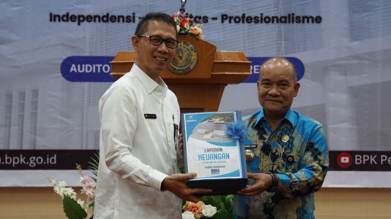 Penyerahan Laporan Keuangan Pemerintah Daerah (LKPD) Unaudited Tahun Anggaran 2024. (Foto: Istimewa)